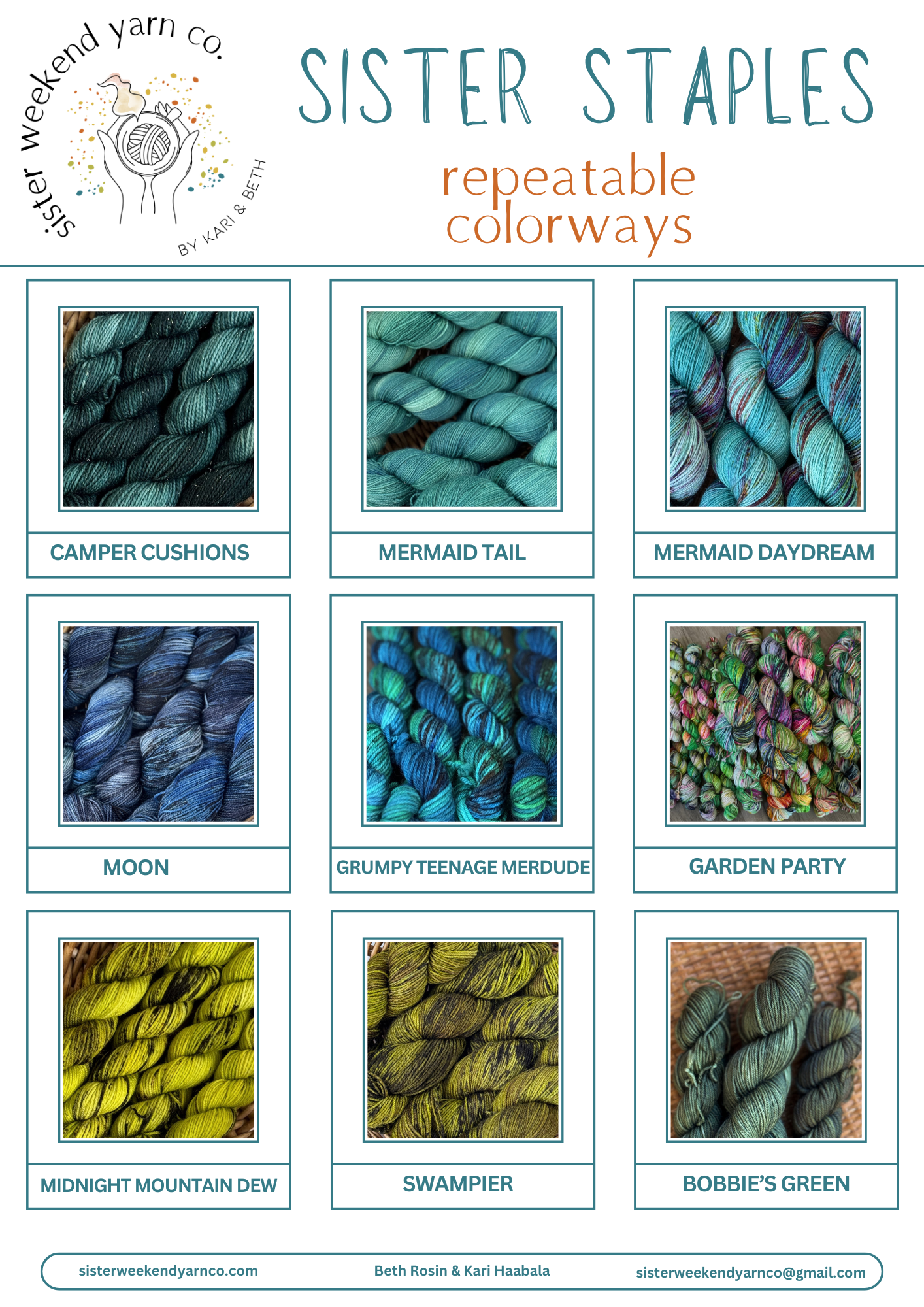 Wholesale Yarn Order - Dyed to order - 100g skeins