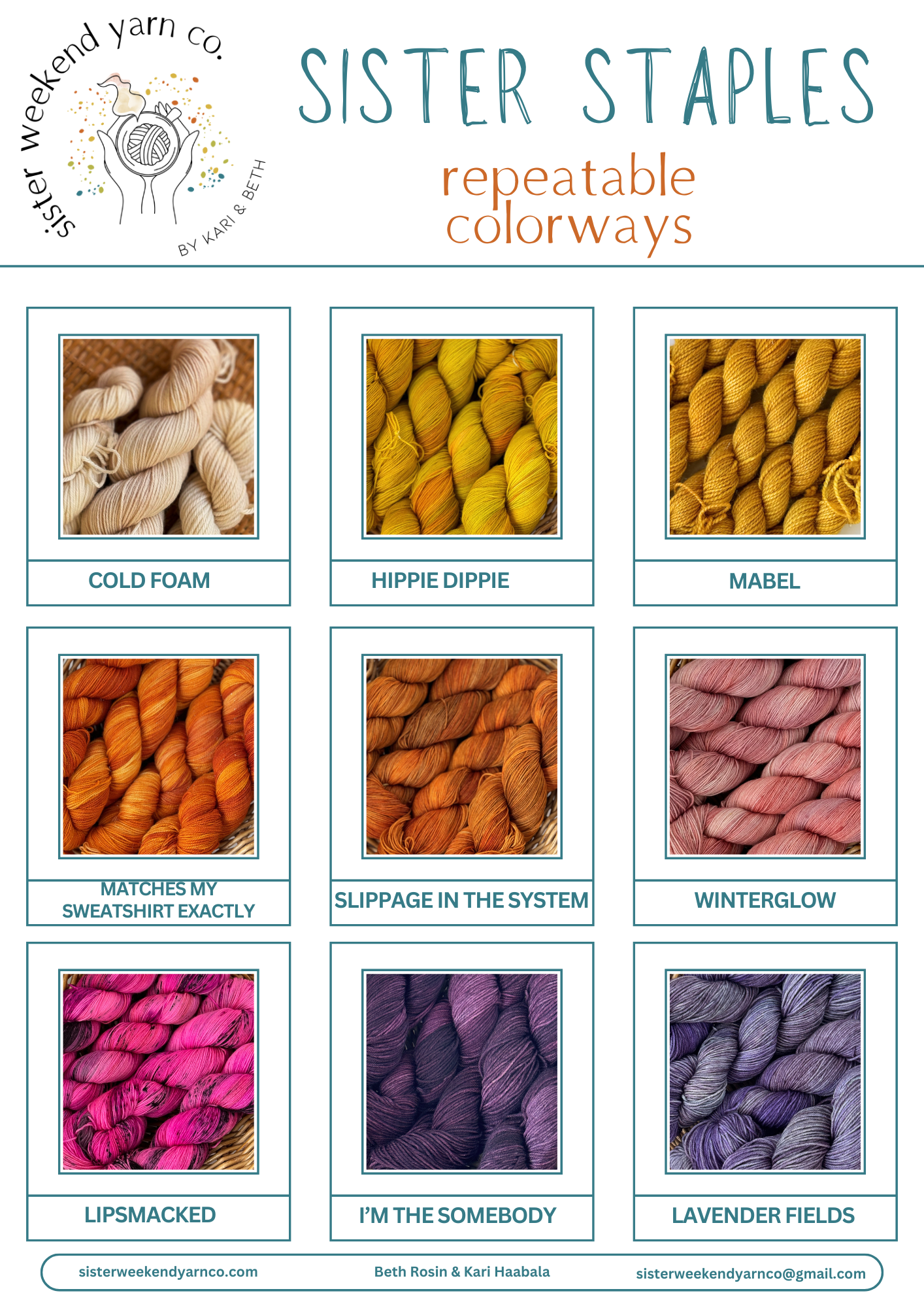 Wholesale Yarn Order - Dyed to order - 100g skeins