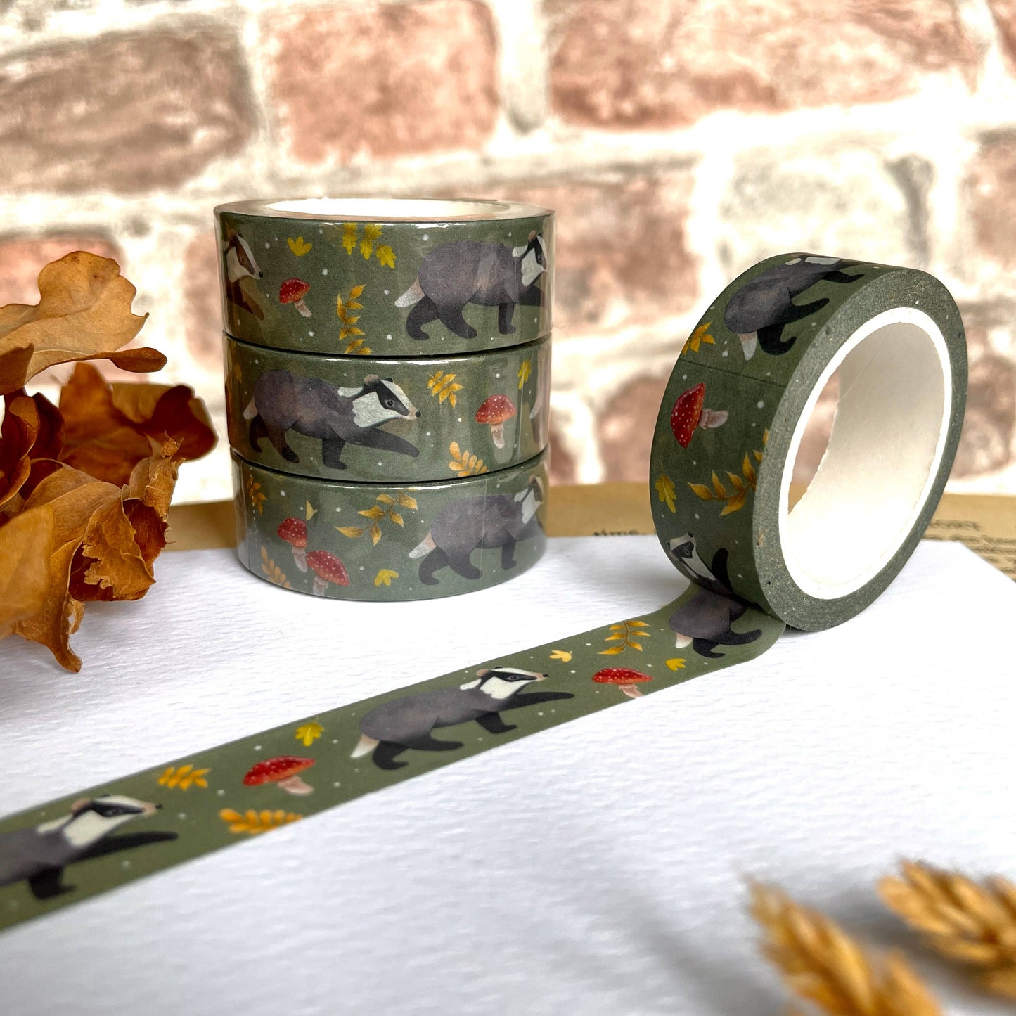 Badger Washi Tape