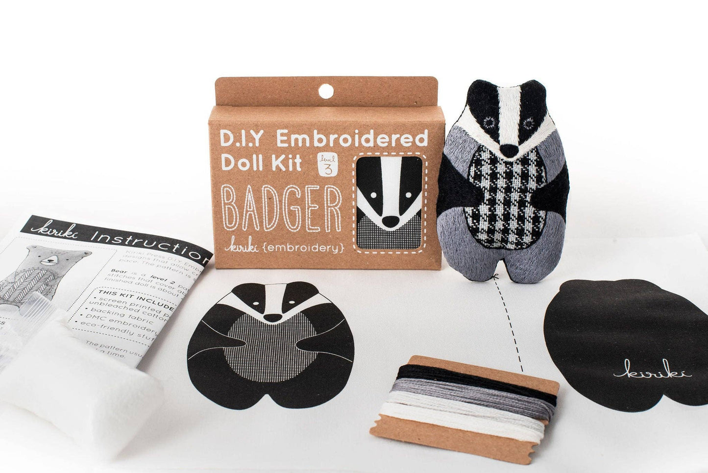 Badger - Embroidery Kit