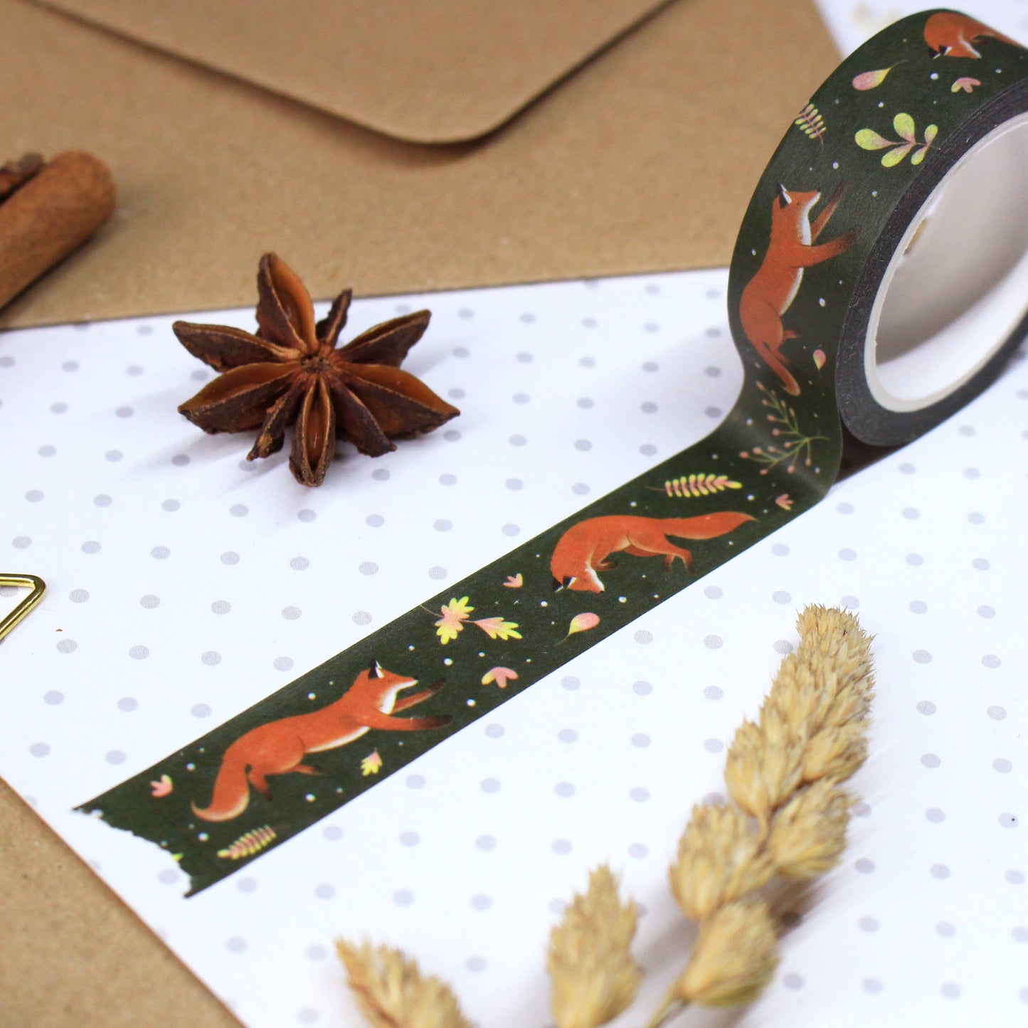 Fox Washi Tape