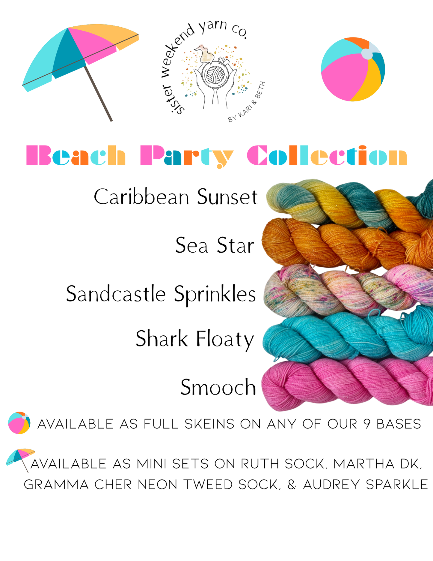 Beach Party Collection: Mini Sets