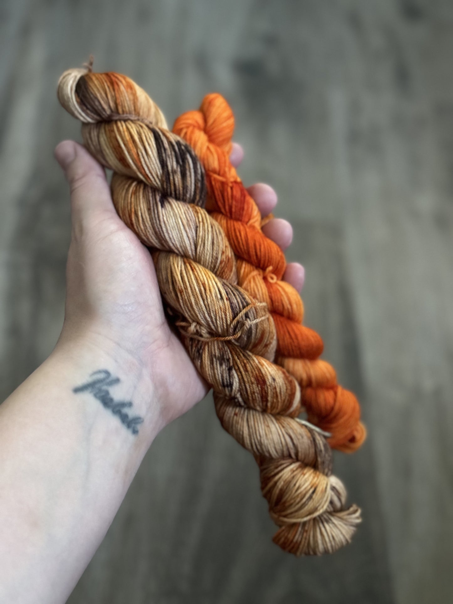 Outfoxed Little Foot Sock Set (50g+20g Ruth Sock Base)
