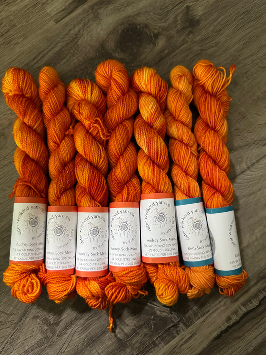 Matches my Sweatshirt Exactly (Audrey Sparkle Sock Mini)