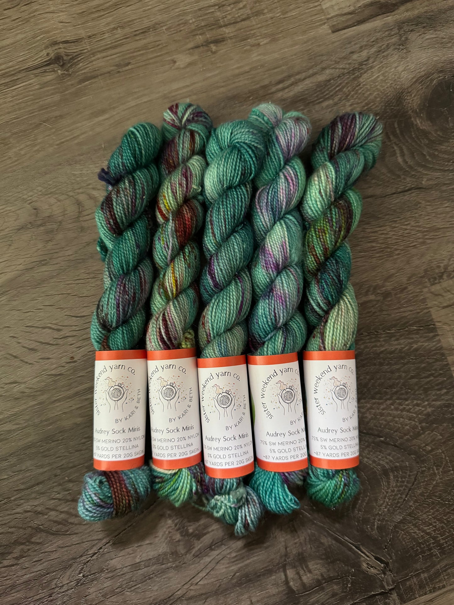 Mermaid Daydream (Audrey Sparkle Sock Mini)