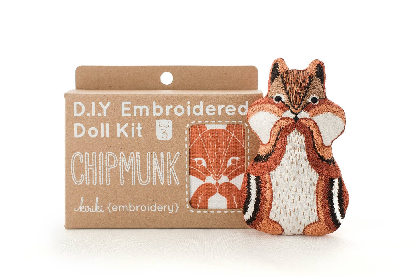 Chipmunk - Embroidery Kit