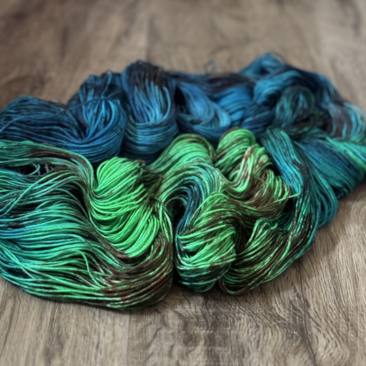 Grumpy Teenage Merdude (Audrey Sparkle Sock)