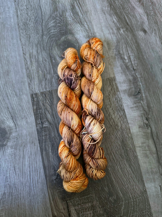 Outfoxed on Ruth Sock Halvsies (50g Skeins)