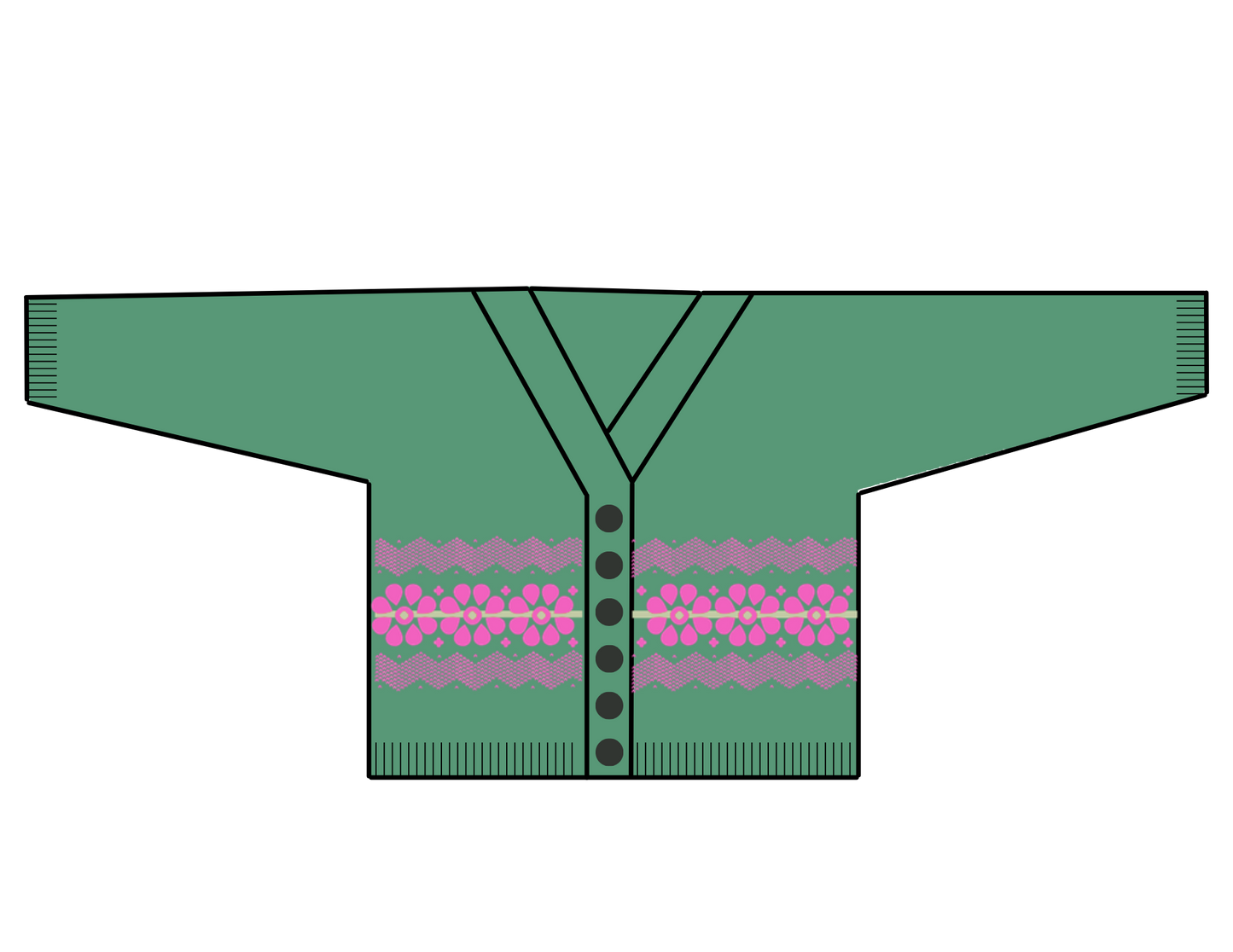 Happy Camp Cardigan Kit
